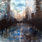 Avenue, acrylic on canvas, 80x100 cm, 2013. Avenija