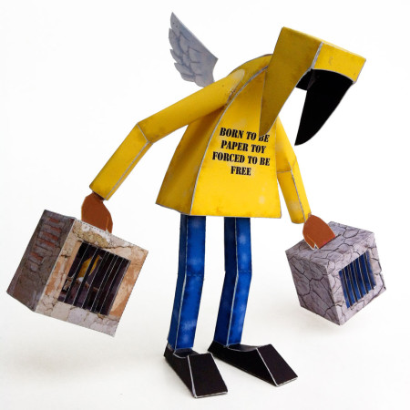  Born to be paper toy, forced to be free