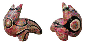 Bull's eye, mixed media, epoxy, 2011. Bull's eye, mixed media, epoxy, 2011.