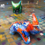 Bulls, mixed media, epoxy, 2012. (cca. 45x30x35 cm) Bulls, mixed media, epoxy, 2012. (cca. 45x30x35 cm)
