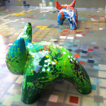 Bulls, mixed media, epoxy, 2012. (cca. 45x30x35 cm) Bulls, mixed media, epoxy, 2012. (cca. 45x30x35 cm)