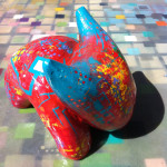 Bull, mixed media, epoxy, 2012. (cca. 45x30x35 cm) Bull, mixed media, epoxy, 2012. (cca. 45x30x35 cm)