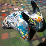 Bull, mixed media, epoxy, 2012. (cca. 45x30x35 cm) Bull, mixed media, epoxy, 2012. (cca. 45x30x35 cm)