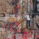 Cameraman I, mixed media on canvas, 110x90cm, 2011. Cameraman I