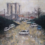 Cementara, acrylic on canvas, 120x80 cm, 2013. Cementara