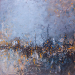 City VII, oil on canvas, 120x120 cm, 2015.