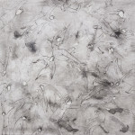 Falling into infinity XIV, mixed media on canvas, 120x120 cm, 2015. Falling into infinity XIV,120x120cm