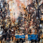 Ilica, mixed media on canvas, 60x80 cm, 2009. Ilica