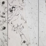 Perception of the dimensional fall III, mixed media on canvas, 300x150 cm, 2016. Perception of the dimensional fall III, mixed media on canvas, 300x150 cm, 2016.