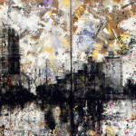 Putni dnevnik II, mixed media on canvas, 1200x50 cm, 2010. Putni dnevnik II