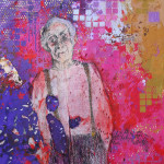 Rista, mixed media on canvas, 80x100 cm, 2012. Rista