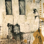 Lesa, mixed media on canvas, 60x80 cm, 2007. Lesa