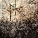 Train station, 50x60cm, mixed media on canvas, 2014. Train station, 50x60cm, mixed media on canvas, 2014.