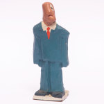 08/75, painted ceramic. 08-75