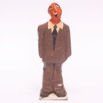 57/75, painted ceramic. 57-75