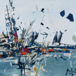 Cityscape 17/07, oil on canvas, 9,5x12 cm, 2017.