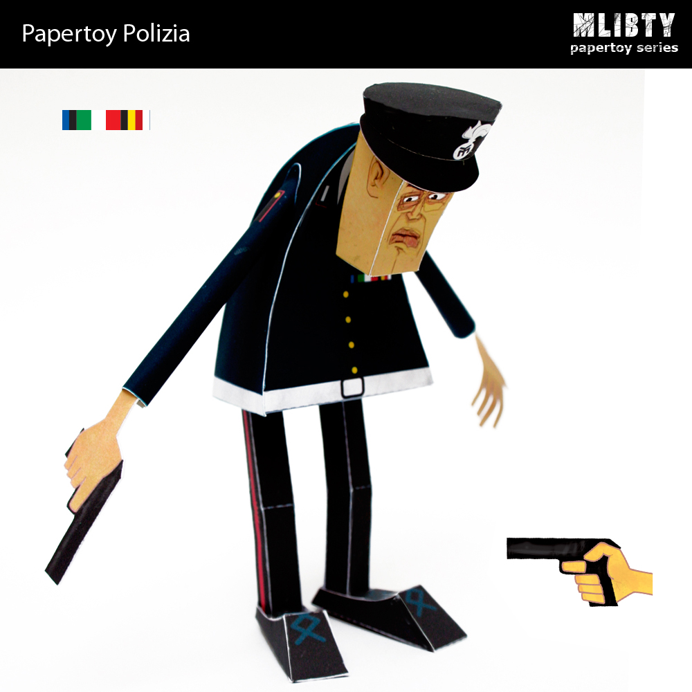 Polizia, 2012. 1,99€ Papertoy Polizia, 2012.